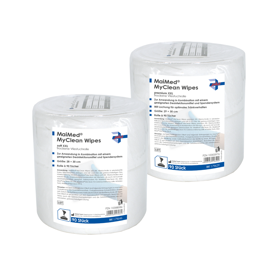 MaiMed® MyCleanWipes soft - Desinfektionstuch (Tuchrolle)