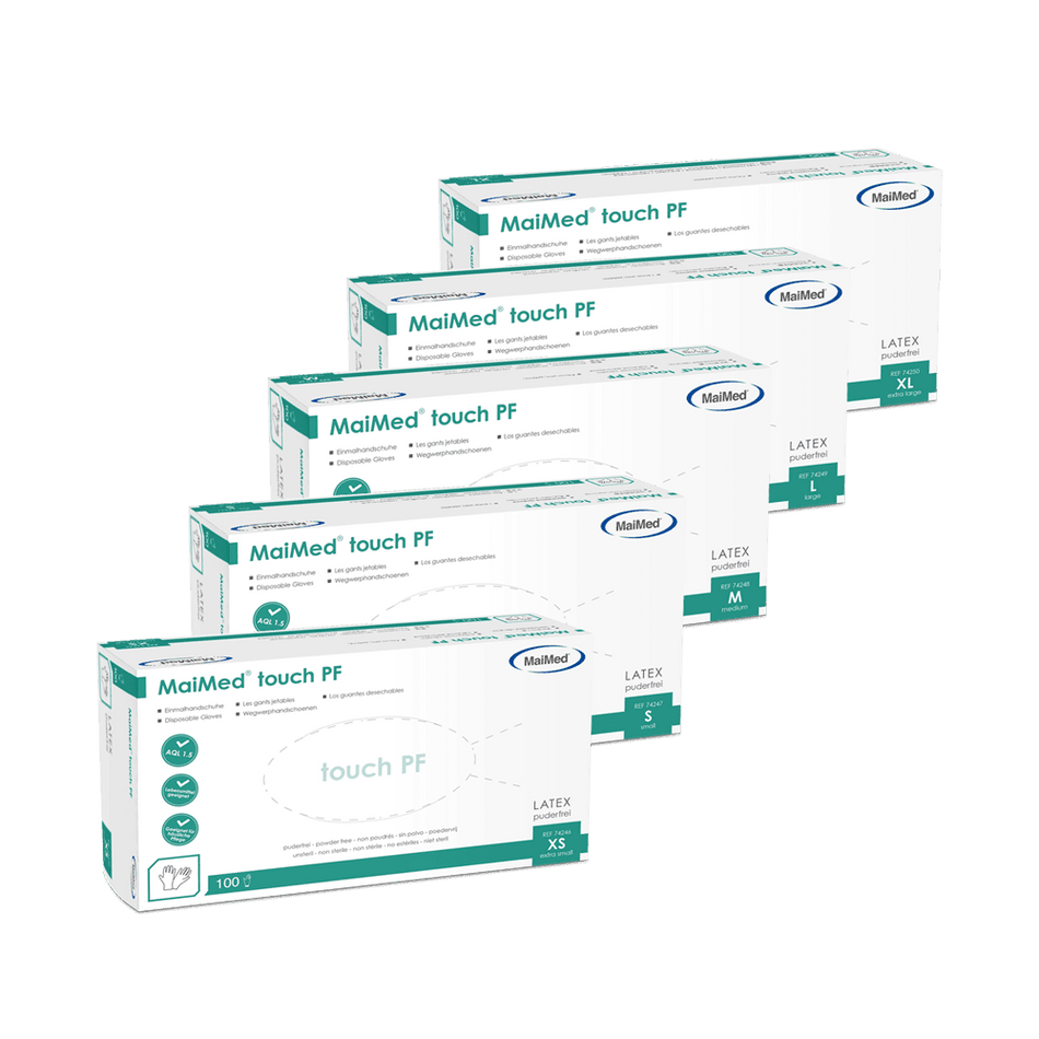 MaiMed® touch PF - Latex-Untersuchungshandschuh