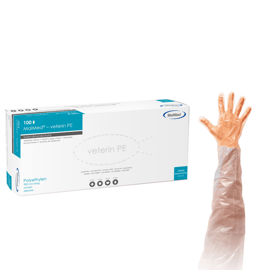 MaiMed® veterin PE - PE-Einmalhandschuh (Veterinär)