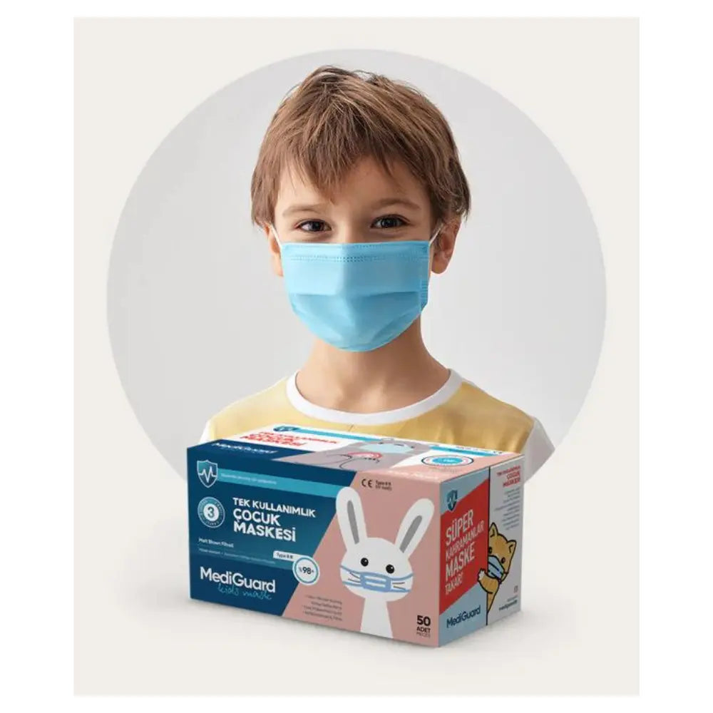 MediGuard kids mask OP Maske Typ II R blau OP Masken Typ II R