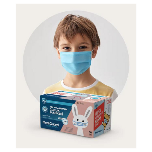 MediGuard kids mask OP Maske Typ II R blau