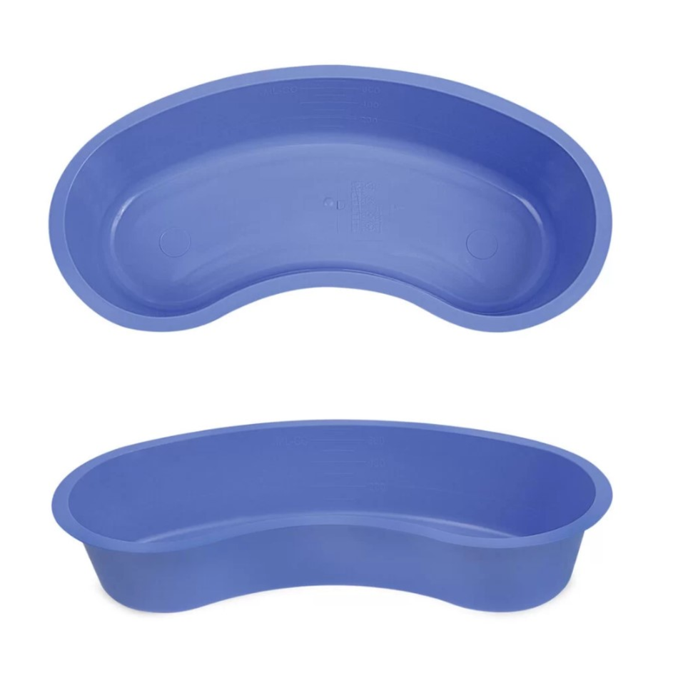Meditrade Nierenschale doppelt steril – blau | 700 ml | Inhalt: 12 Stück