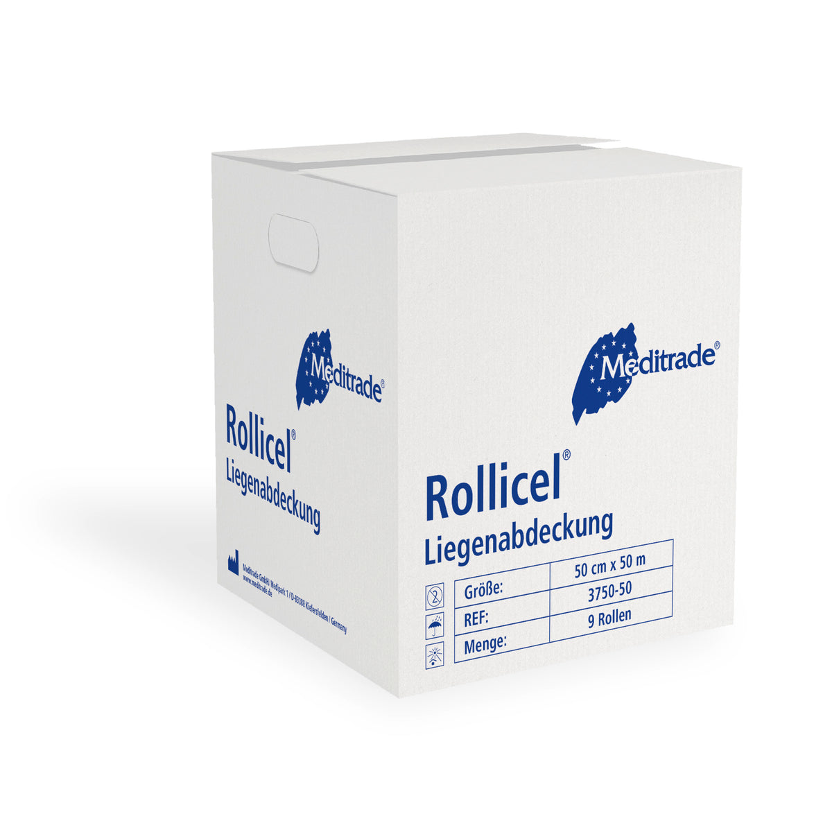 Meditrade Rollicel Liegenabdeckung – Verpackungsansicht
