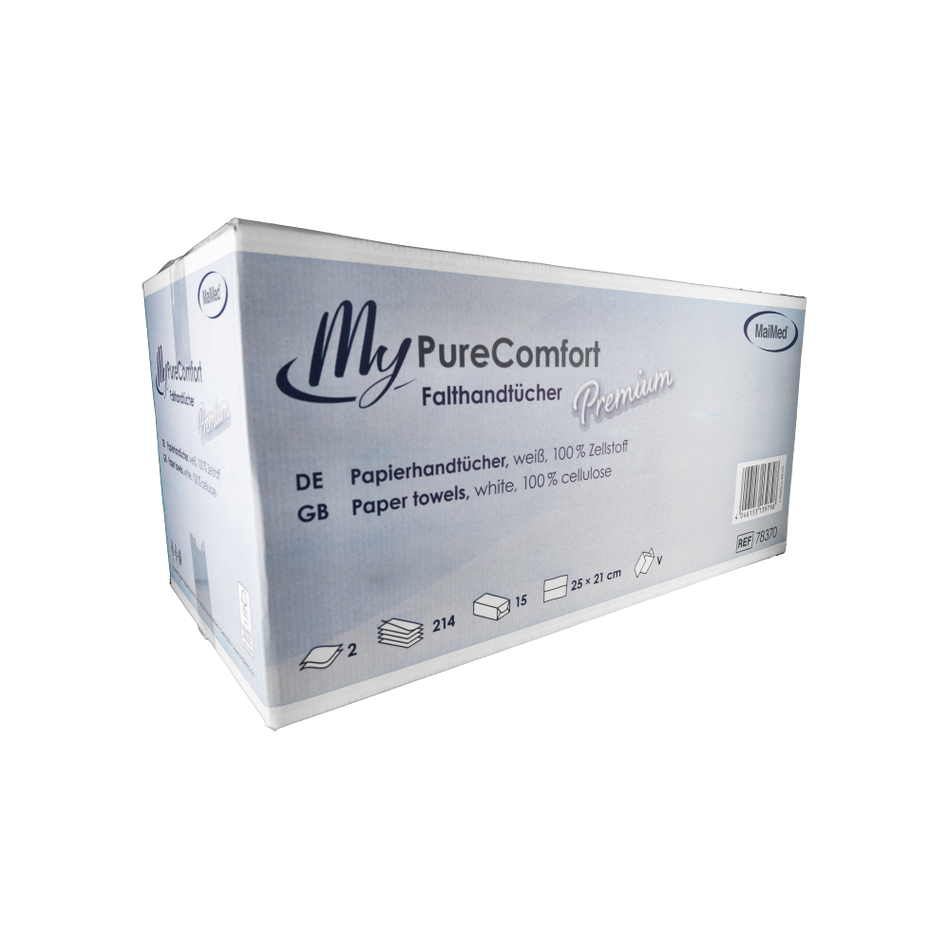 MyPureComfort Falthandtücher Premium - Falthandtücher
