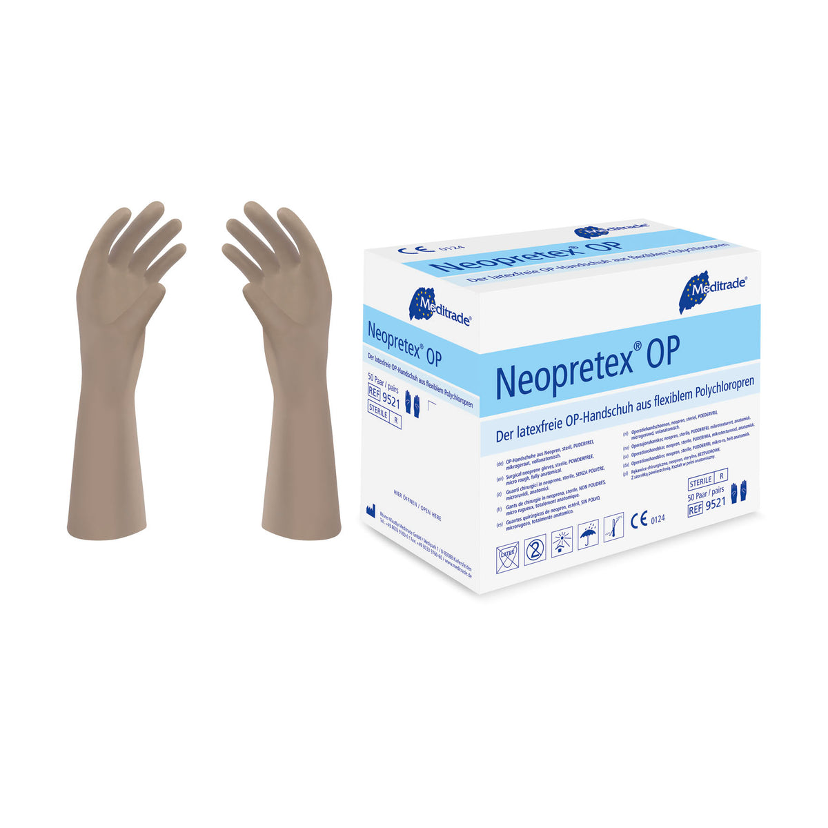 Meditrade Neopretex® OP – OP-Handschuh aus Polychloropren – Weitere Produktansicht 2