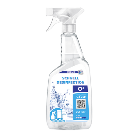 Meditrade MEDIzid O3 Schnelldesinfektion – Fertiglösung | Inhalt: 750 ml