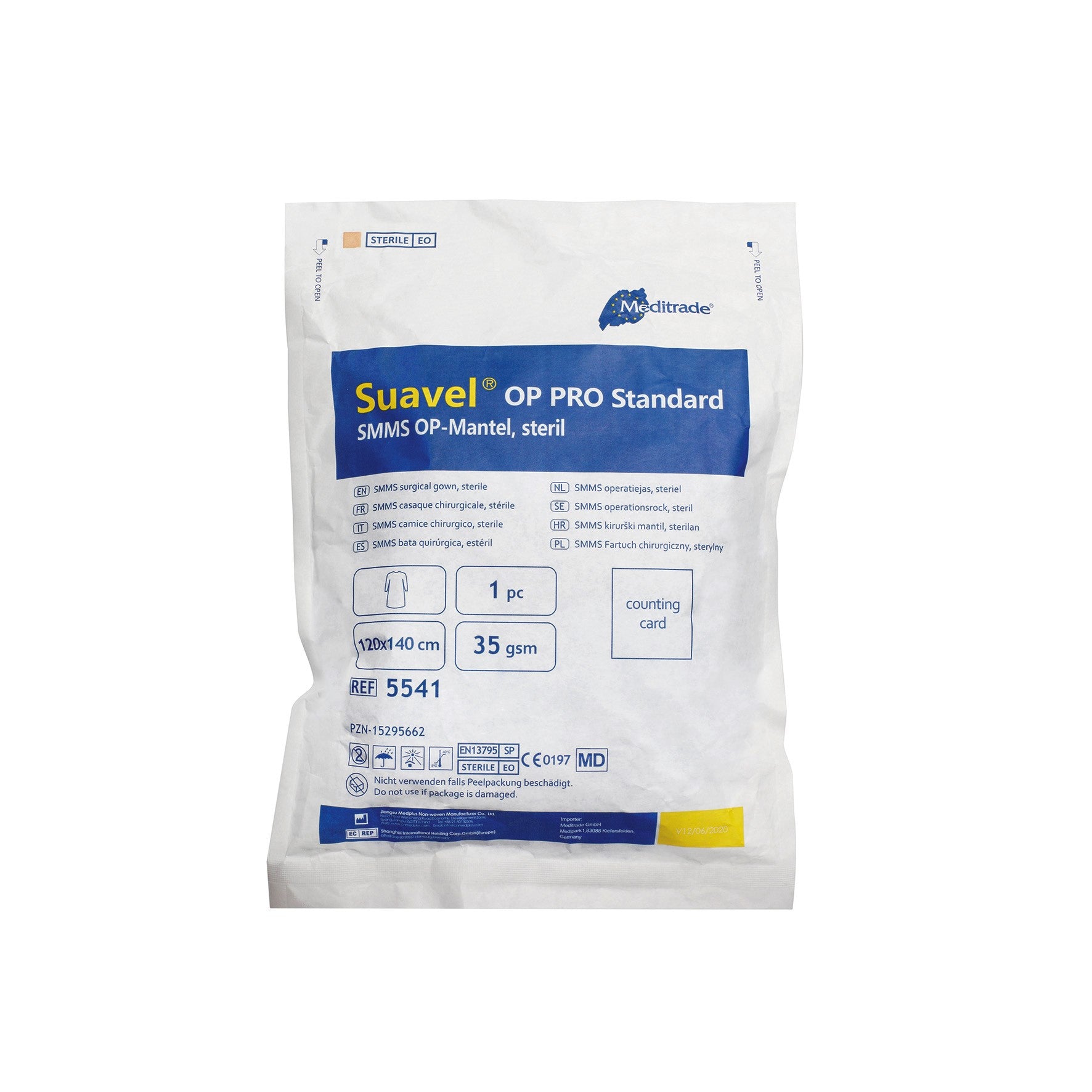 Meditrade Suavel OP PRO Standard SMMS OP-Mantel
