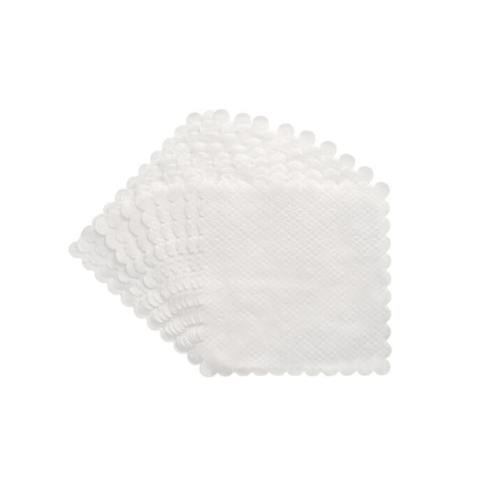 PAPSTAR Dessertdeckchen 17x17 cm, weiß, ideal für Desserts | Packung (2000 Stück)