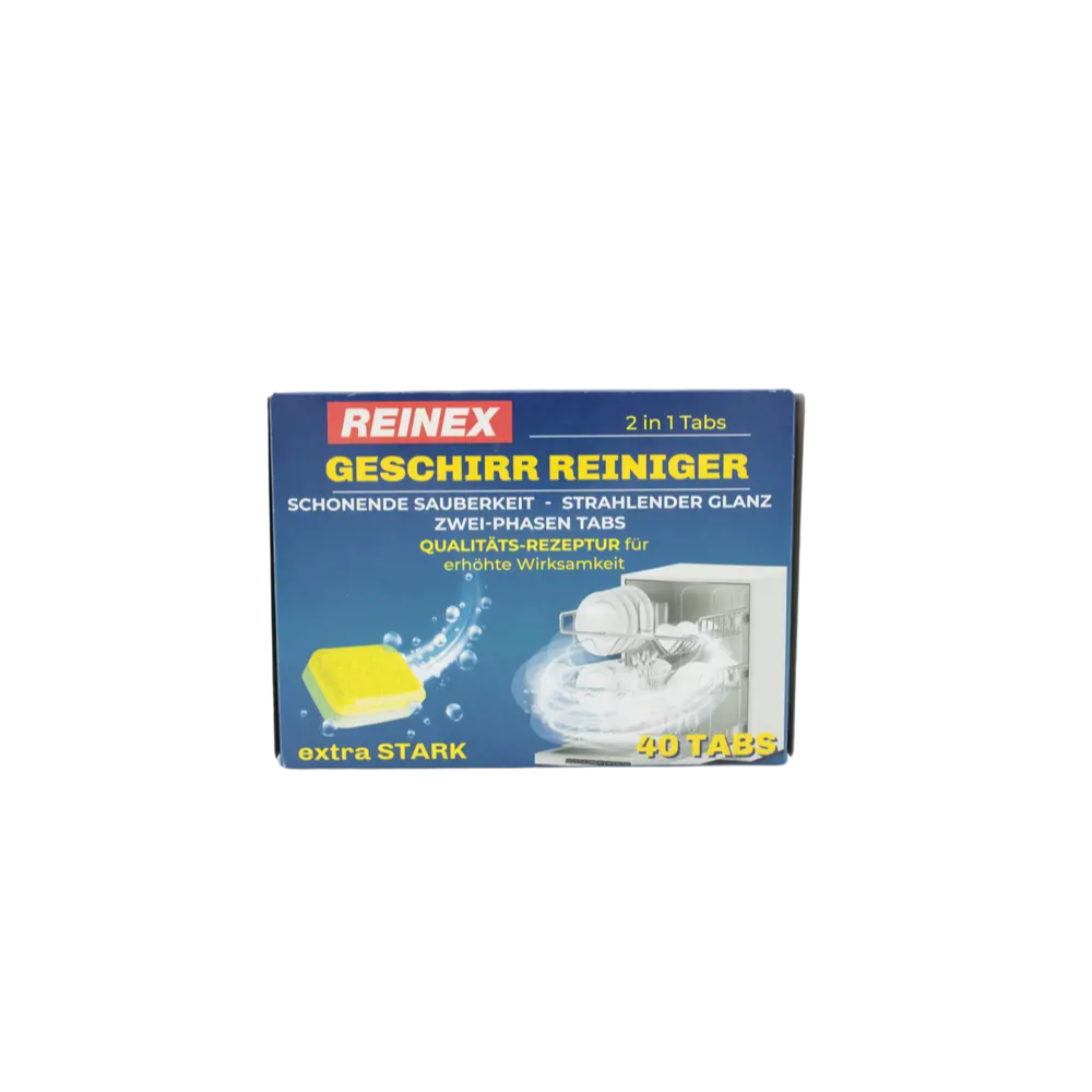 REINEX Geschirr Reiniger 2 in 1 Tabs