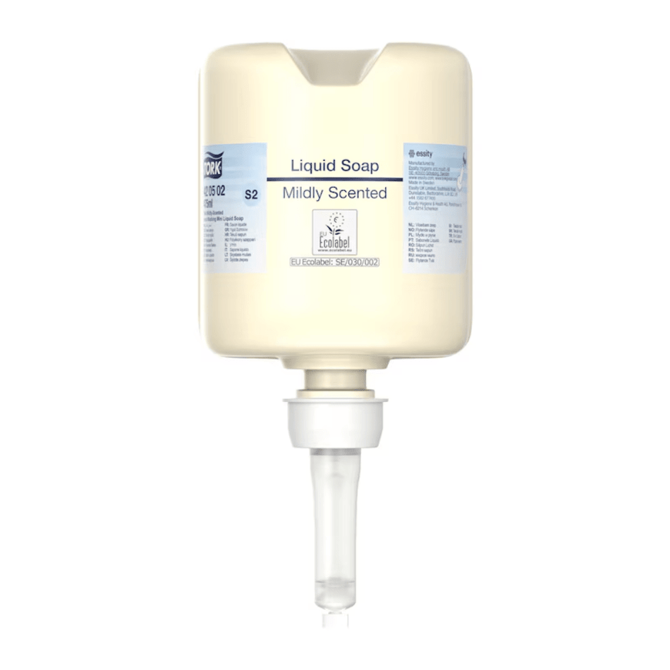 Tork 420502 Mini Flüssigseife, Mild-Duftend, 475 ml | Karton (8 Flaschen)