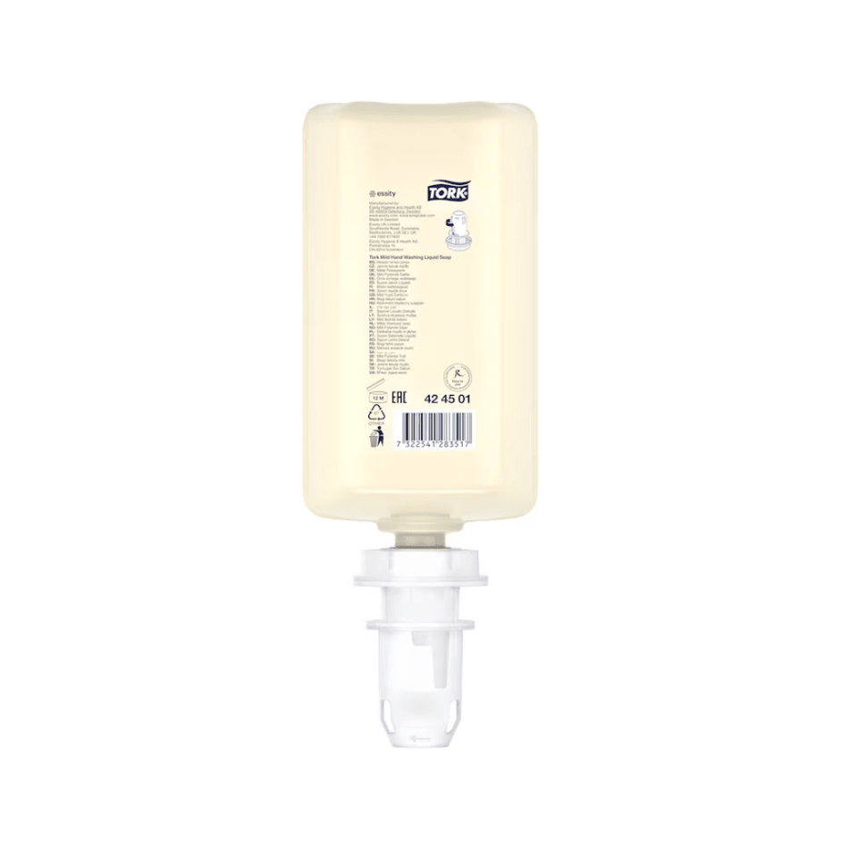 Tork 424501 Flüssigseife, Mild-Duftend, 1000 ml | Karton (6 Flaschen)