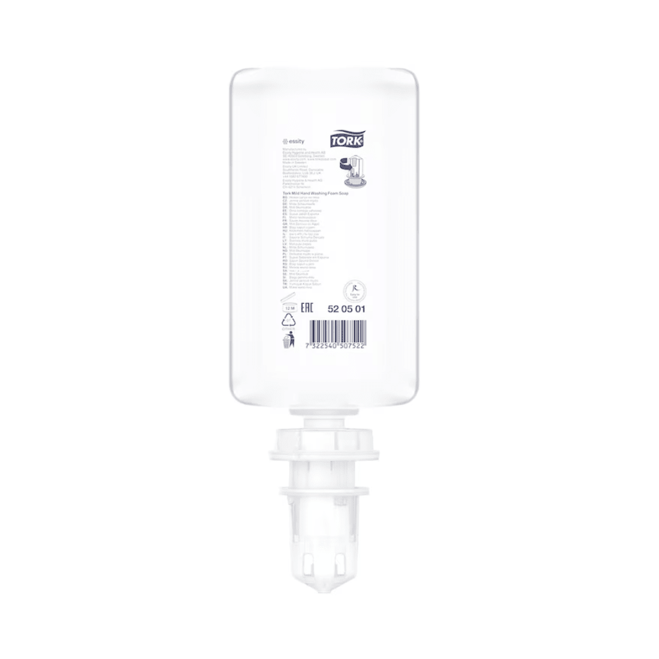 Tork 520501 Mild-Duftende Schaumseife Premium S4  | Flasche (1000 ml)