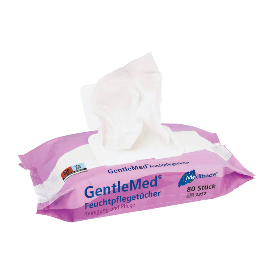Meditrade Gentle Med Feuchtpflegetücher – Inhalt: 80 Stück
