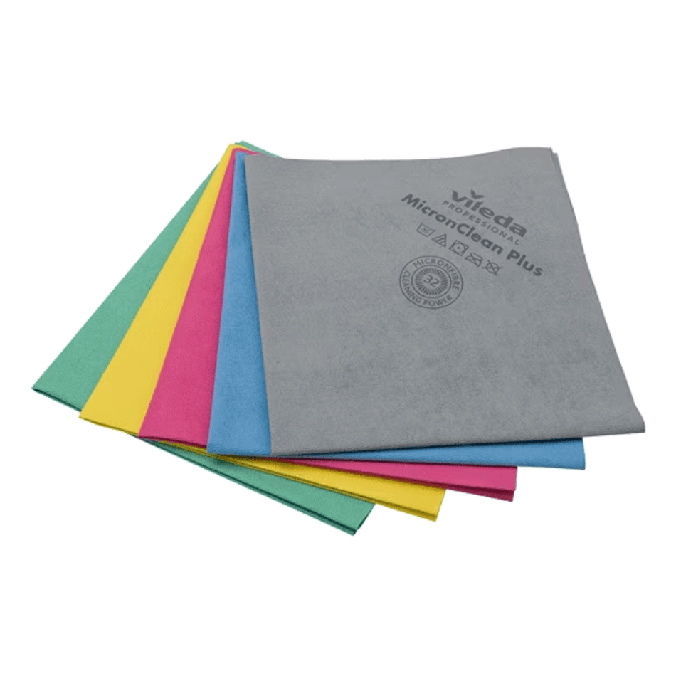 Vileda MicroClean Plus Microfasertuch | Packung (5 Stück)