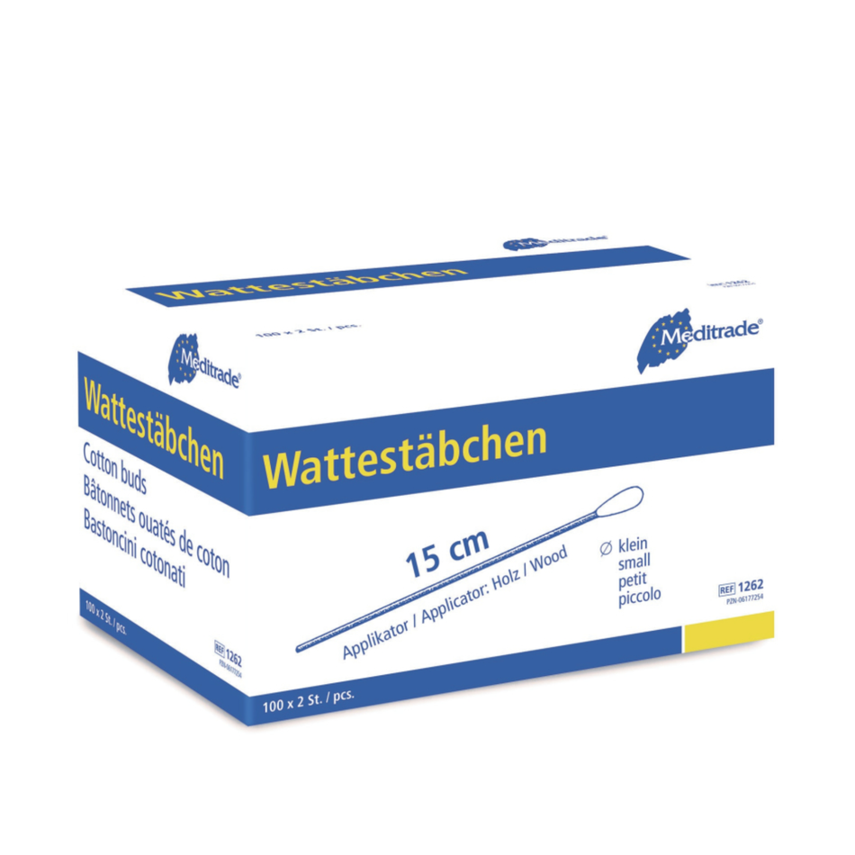 Meditrade Wattestäbchen steril