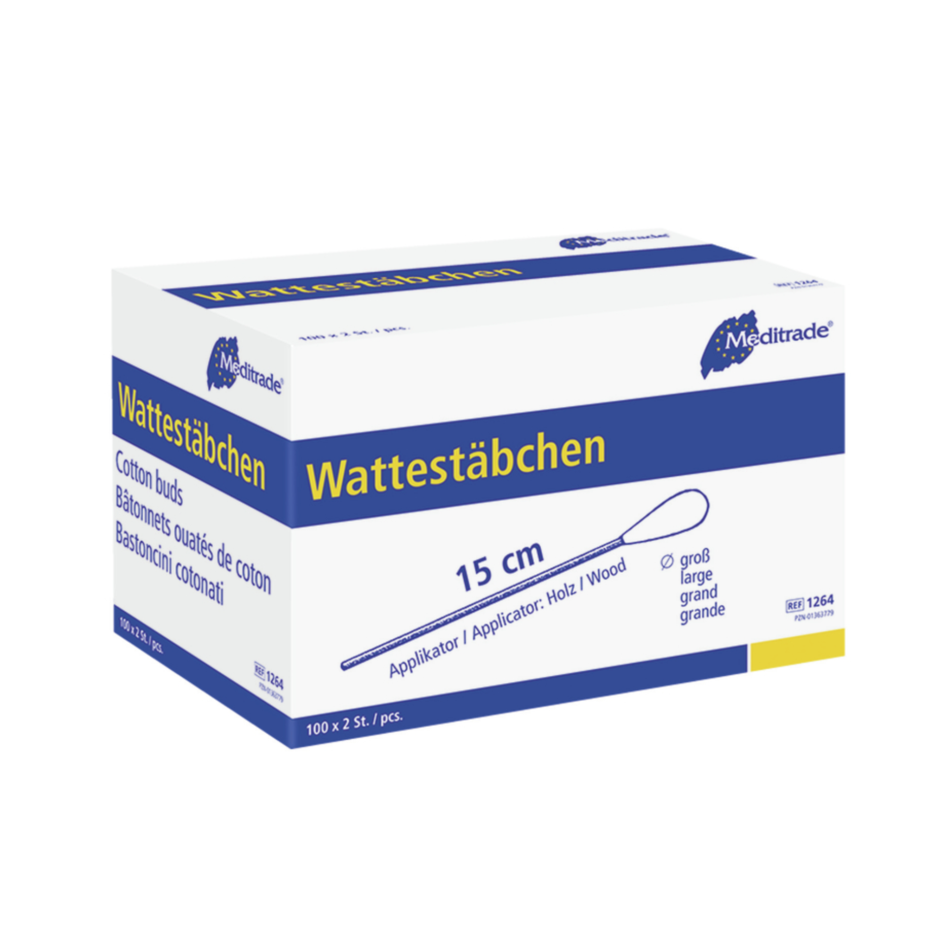 Meditrade Wattestäbchen steril