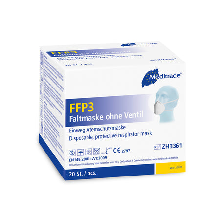 Meditrade Respima FFP2 Faltmaske ohne Ventil – Weitere Produktansicht 2