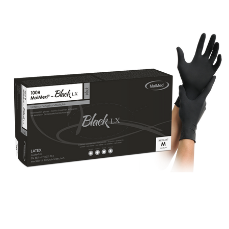 MaiMed® Black LX - Latex-Untersuchungshandschuh