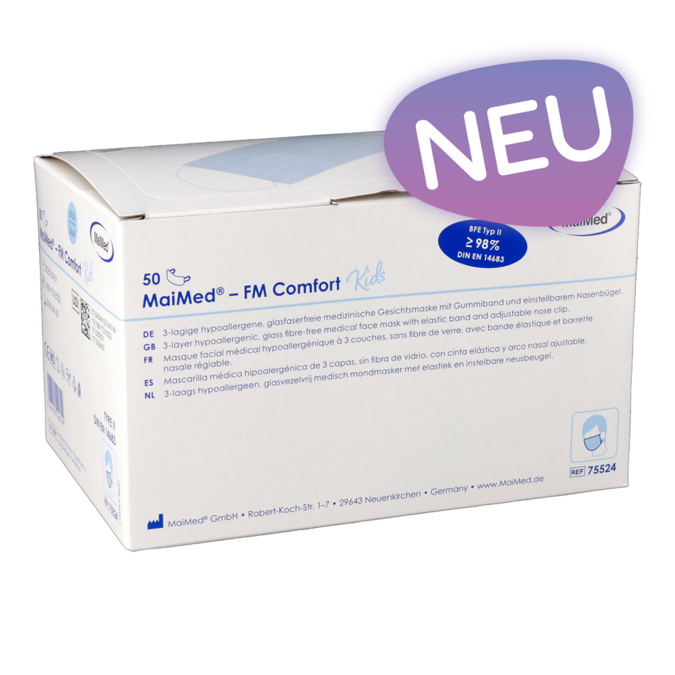 MaiMed® FM Comfort Kids - Medizinische Gesichtsmaske