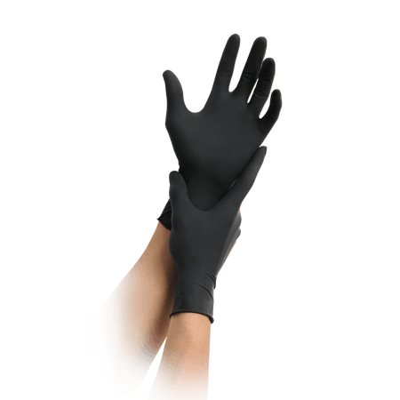MaiMed® Black LX - Latex-Untersuchungshandschuh | Größe: S