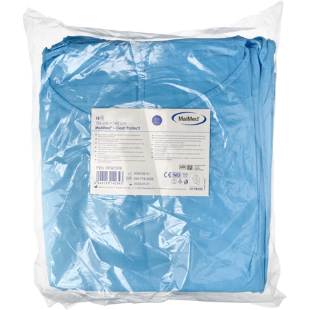 MaiMed® Coat Protect - Schutzkittel | Farbe: Blau