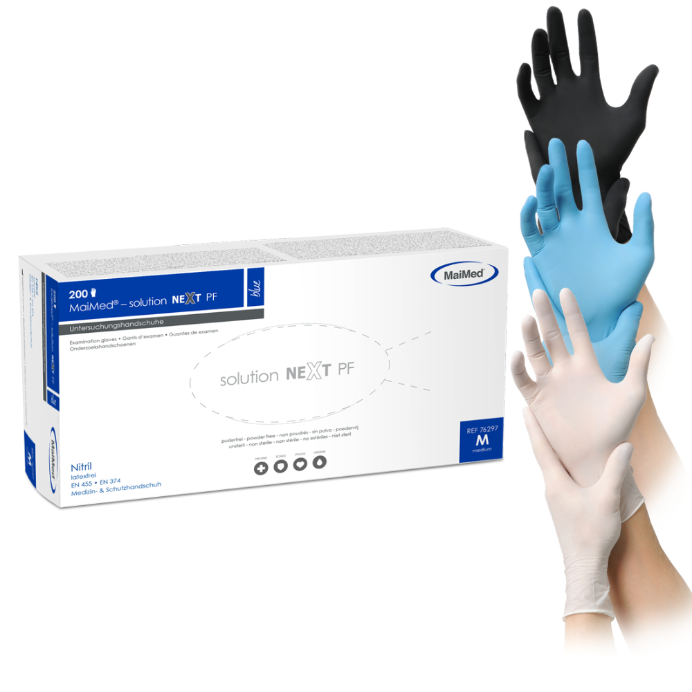 MaiMed® solution NEXT PF - Nitril-Untersuchungshandschuh
