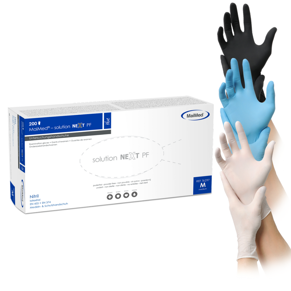 MaiMed® solution NEXT PF - Nitril-Untersuchungshandschuh