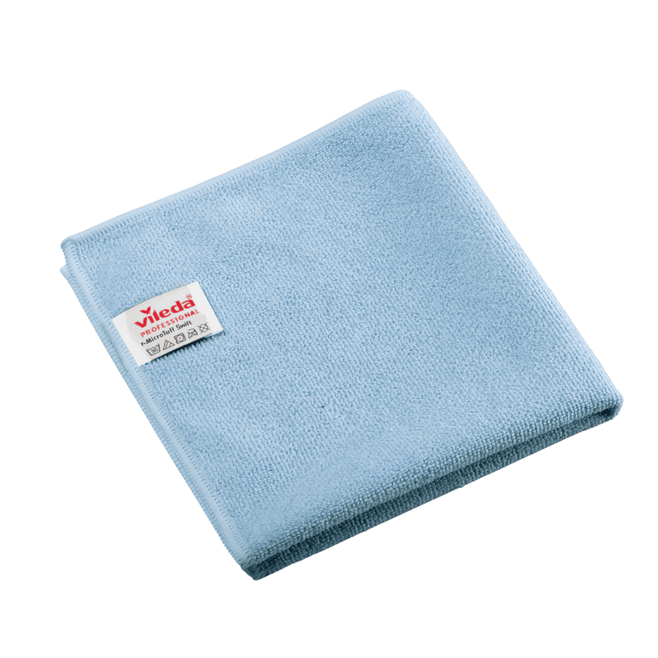 Vileda Professional r-MicroTuff Swift Microfasertuch, verschiedene Farben | Packung (5 Tücher)
