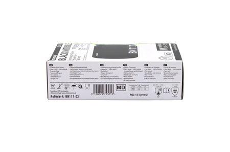 Manual Black Nitril Untersuchungshandschuhe BN117 - Medical Deal
