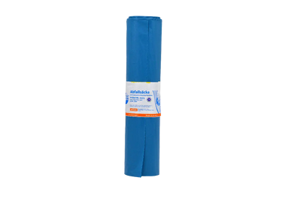 DEISS PREMIUM PLUS Müllsack 120 Liter blau Der Einsteiger, klimaneutral - Medical Deal