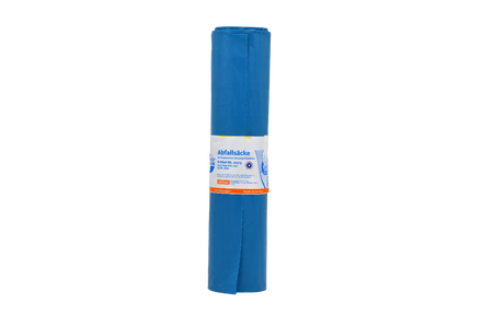 DEISS PREMIUM PLUS Müllsack 120 Liter blau Der Einsteiger, klimaneutral - Medical Deal