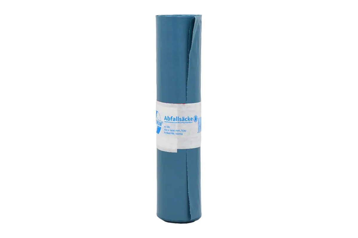 DEISS PREMIUM PLUS Müllsack 120 Liter blau Der Einsteiger, klimaneutral - Medical Deal