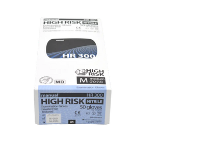 Manual High Risk Untersuchungshandschuhe Nitril HR 300 - Medical Deal