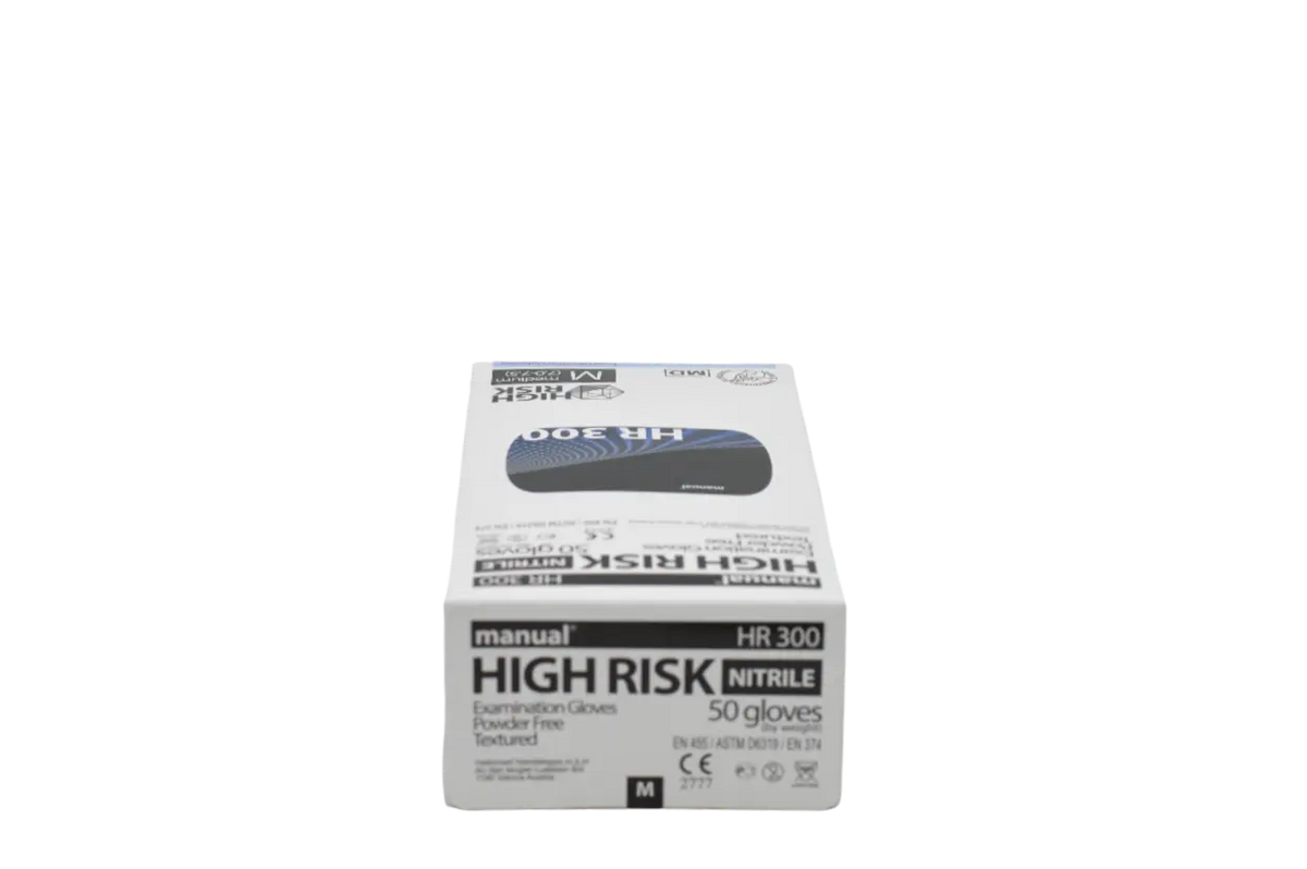 Manual High Risk Untersuchungshandschuhe Nitril HR 300 - Medical Deal