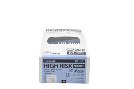 Manual High Risk Untersuchungshandschuhe Nitril HR 300 - Medical Deal