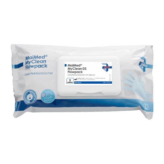 MaiMed MyClean DS Flowpack Desinfektionstücher ohne Alkohol - Medical Deal